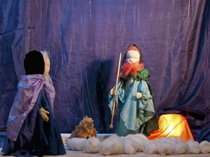 Marionettentheater-Weihnachtsgeschichte nach Selma Lagerlöf: Schäfer und Schafherde